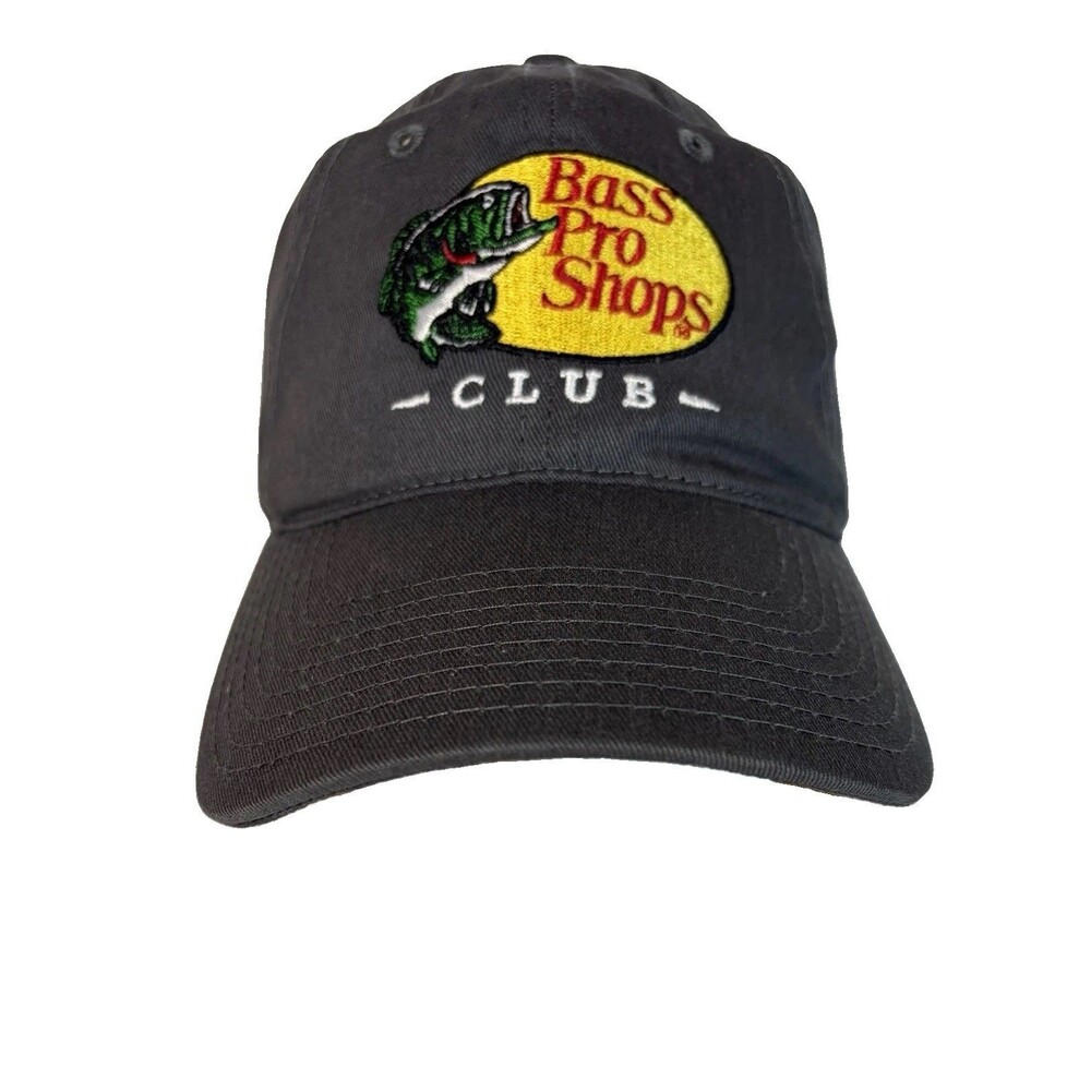 Bass Pro Shops Adjustable Strap Back Cap Gray Unisex Adult One Size NWOT